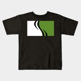 'S' Swoosh Green Kids T-Shirt